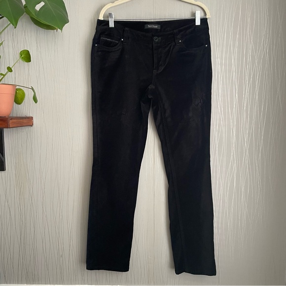 White House Black Market Pants - White House Black Market Black Plush Velvet Pants Size 4